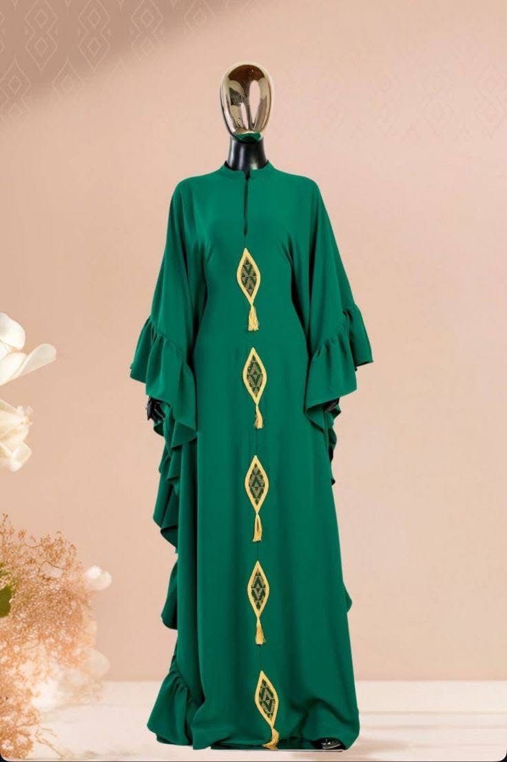 Emerald abaya ready for collection